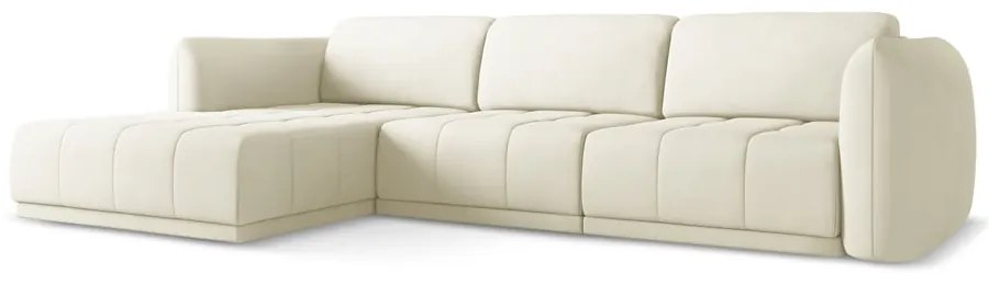 Бял ъглов диван (ляв ъгъл) Hoku – Makamii
