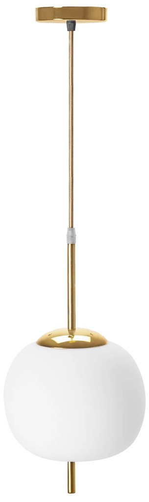 ПЕНДЕЛ СФЕРА Glass White/Gold APP669-1CP