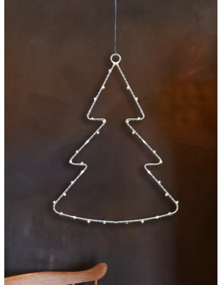 Бяла висяща коледна светлинна украса Liva – Sirius