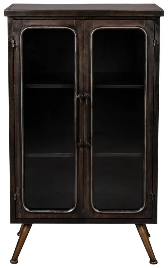 Черна метална витрина 60x100x35 cm Denza – Dutchbone