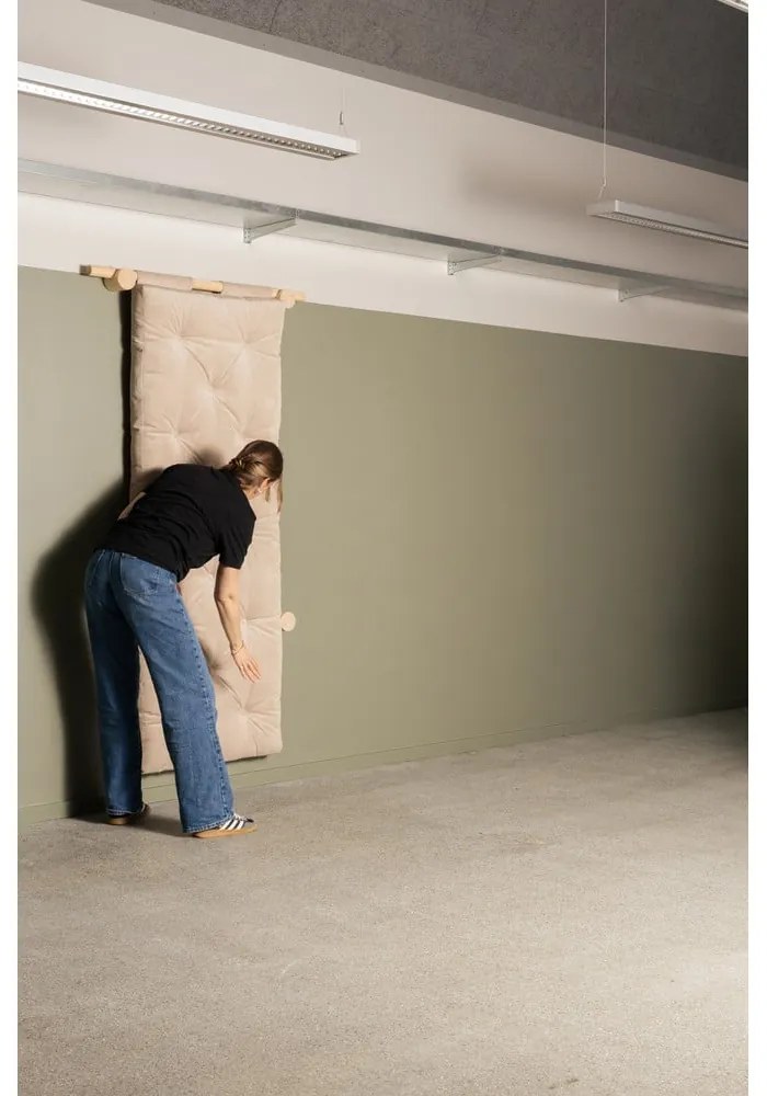 Тъмнозелено кресло от рипсено кадифе Hooked – Karup Design