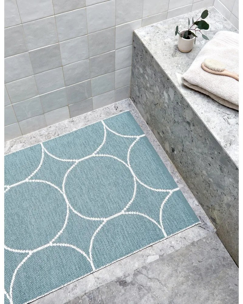 Светлосин килим за открито и закрито 70x100 cm Boo Haze – Pappelina