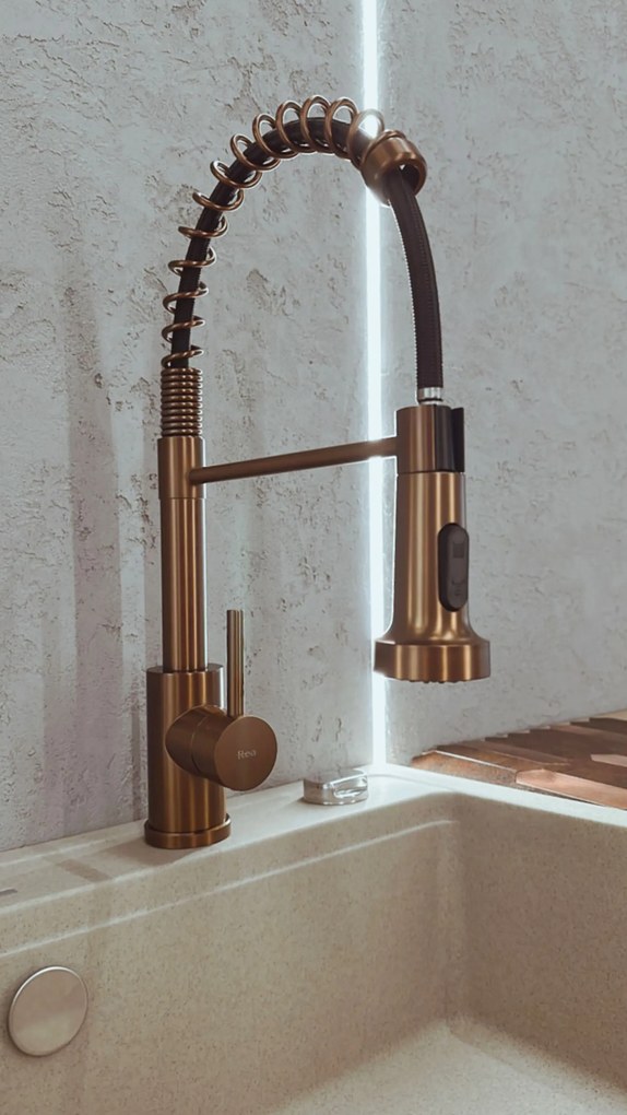 Смесител за кухня REA Colin Brush Copper
