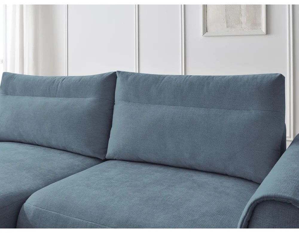 Син ъглов диван Aden – Bobochic Paris