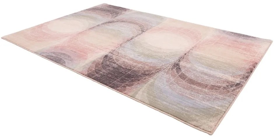 Светлорозов вълнен килим 133x190 cm Kaola - Agnella