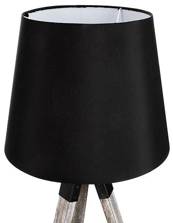 Настолна лампа atmosphera Runo Tripod, 58 cm - Черен