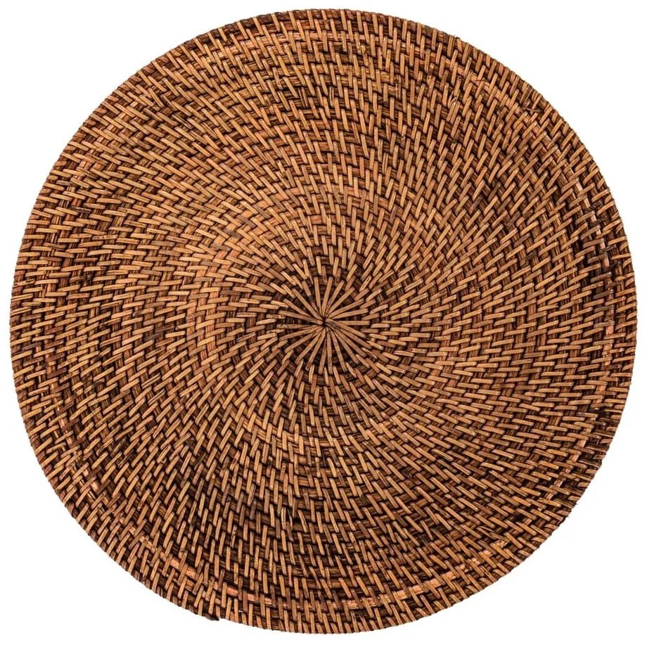 Кафява подложка от ратан, ø 36 cm - Tiseco Home Studio