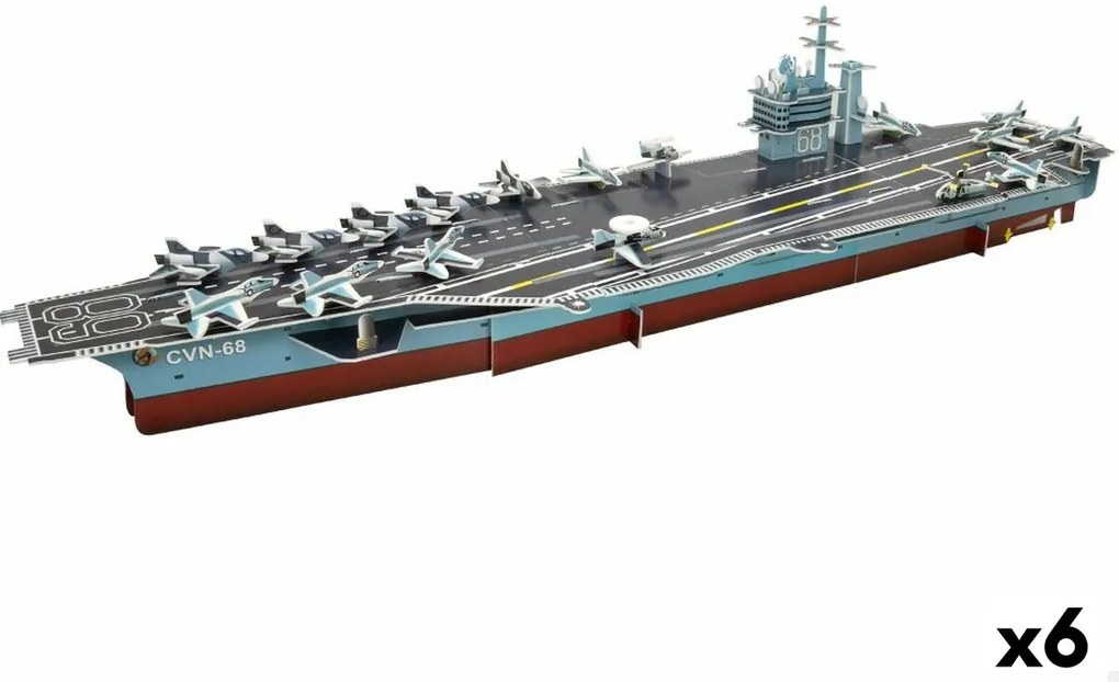 Пъзел 3D Colorbaby Nimitz Самолетоносач 67 Части 77 x 18 x 20 cm (6 броя)