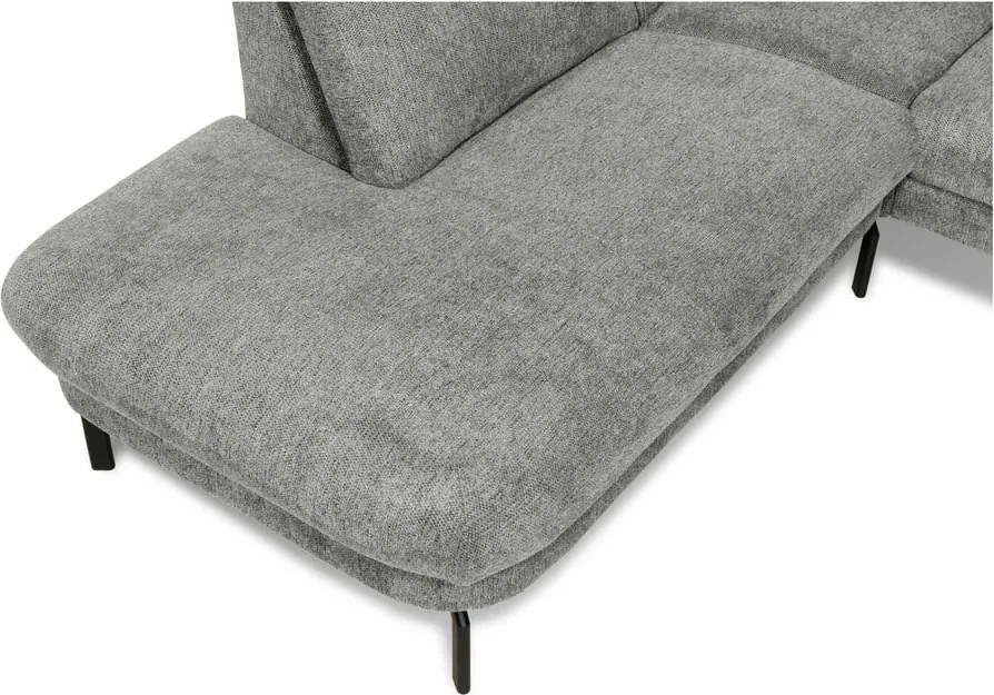 Светлосив ъглов диван (ляв ъгъл) Gomero – Scandic