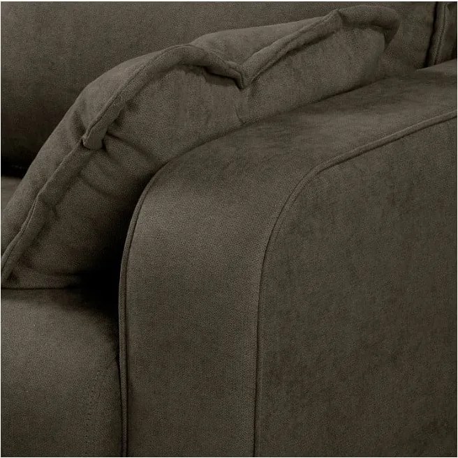 Кафяв ъглов диван (ляв ъгъл) Beata - Ropez