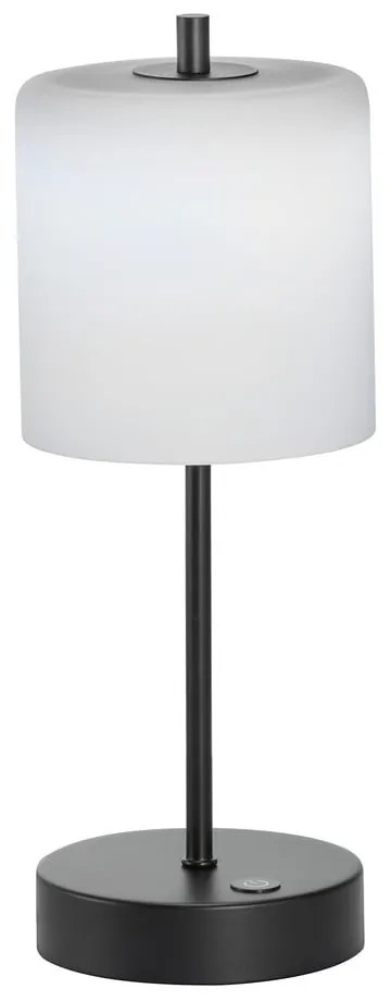 Черно-бяла LED затъмняваща се настолна лампа (височина 34,5 cm) Riva – Fischer &amp; Honsel