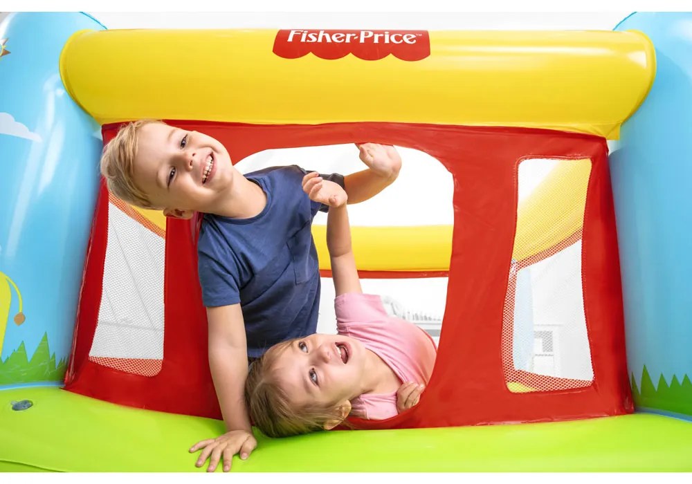 Bestway Fisher Price Надуваем батут за скачане
