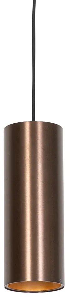 Смарт висяща лампа тъмен бронз вкл. Wifi GU10 50mm - Tubo