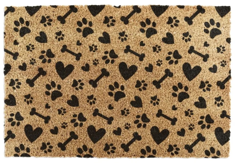 Изтривалка от кокосови влакна 40x60 cm Paws and Bones – Artsy Doormats