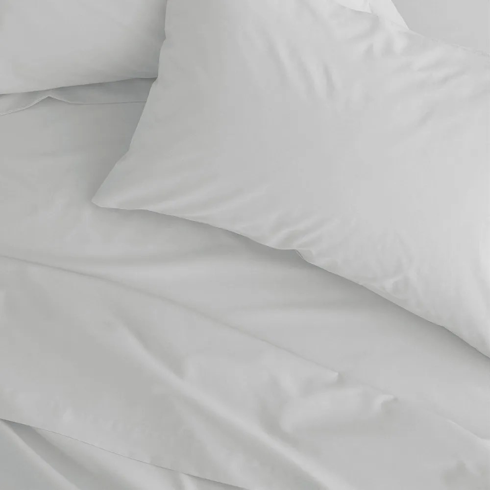 Бял чаршаф от перкал 275x275 cm Easy Iron Percale – Catherine Lansfield