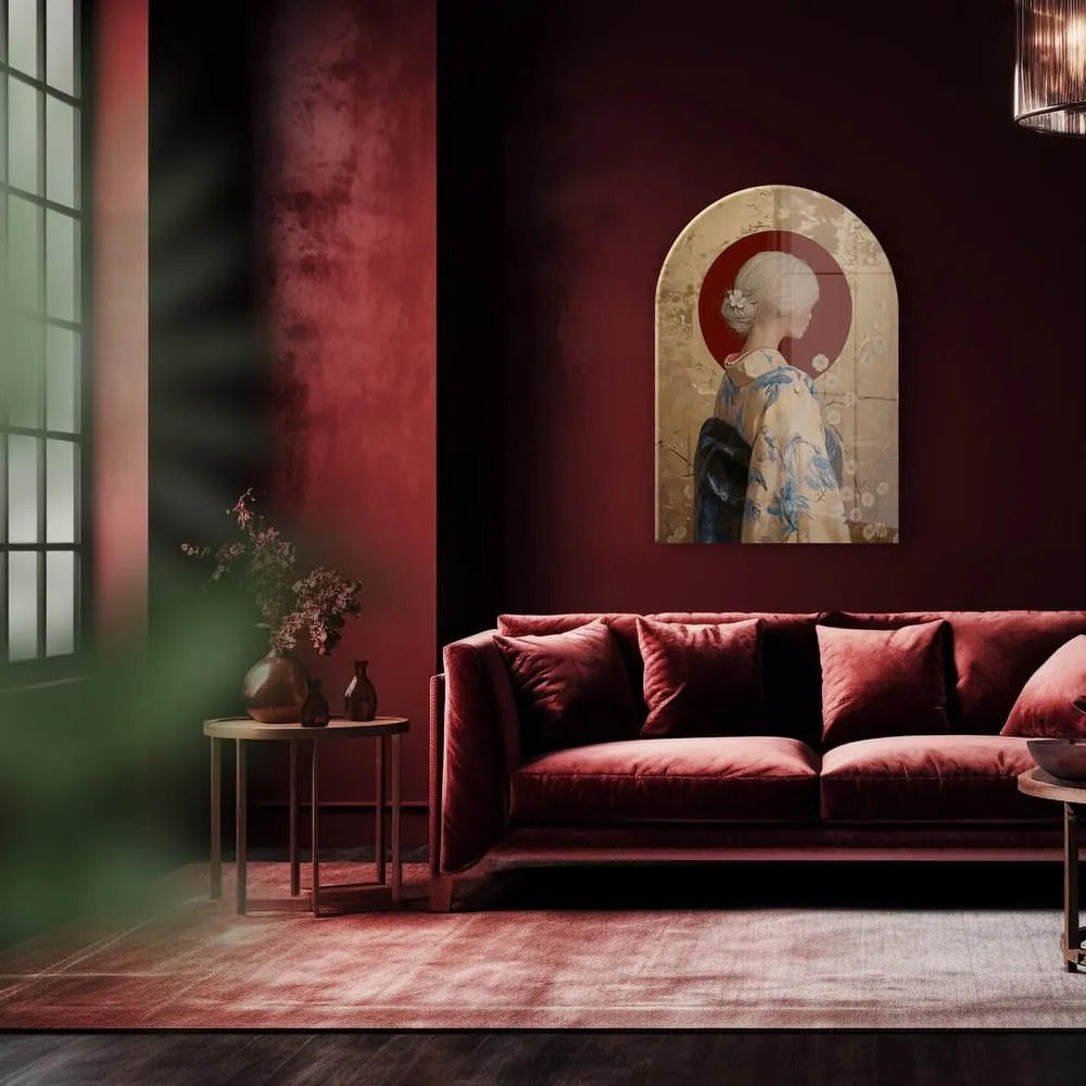 Картина върху стъкло 70x100 cm Rukia - Styler