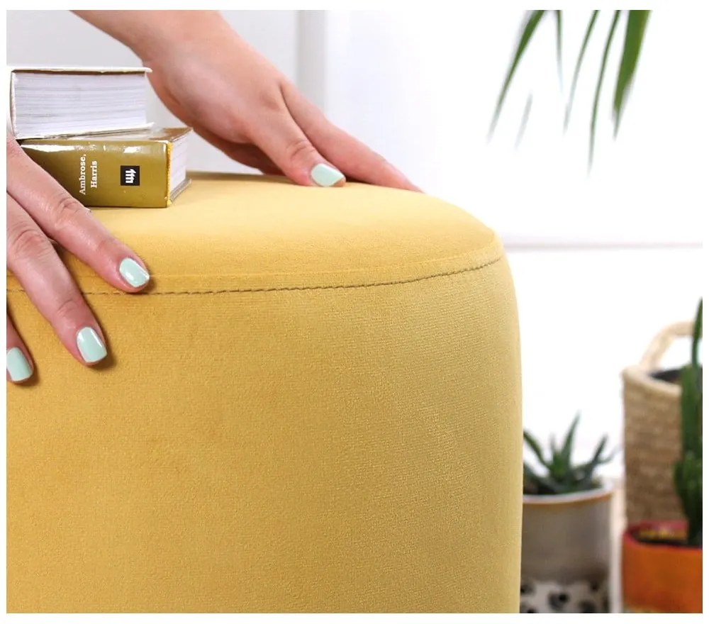 Жълта табуретка Ropp - Artie