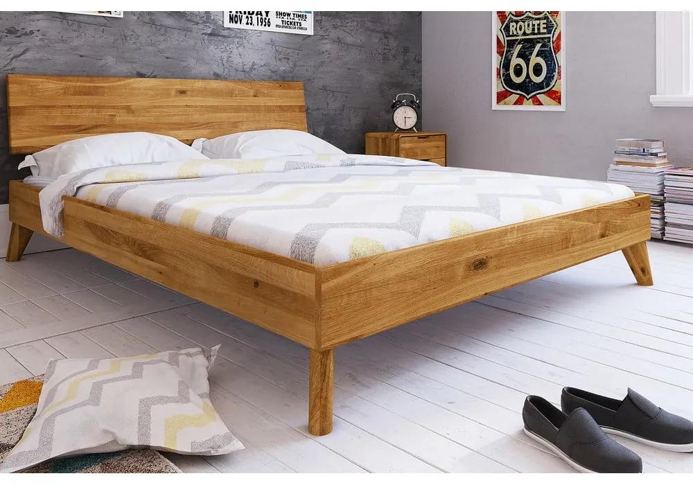 Дъбово двойно легло 140x200 cm Greg 1 - The Beds