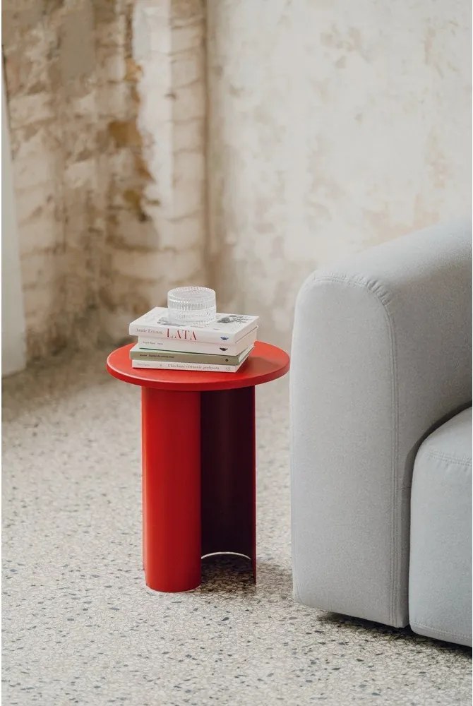 Метална кръгла странична масичка ø 35 cm Sato – noo.ma