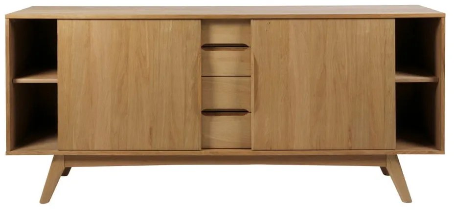 Нисък скрин от дъб 180x84 cm Marte - Actona