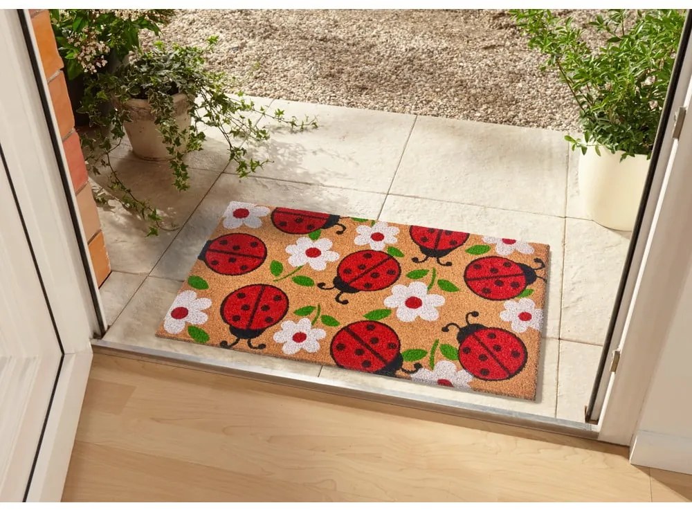 Изтривалка от кокосови влакна 75x45 cm Lady Beetle - Hanse Home