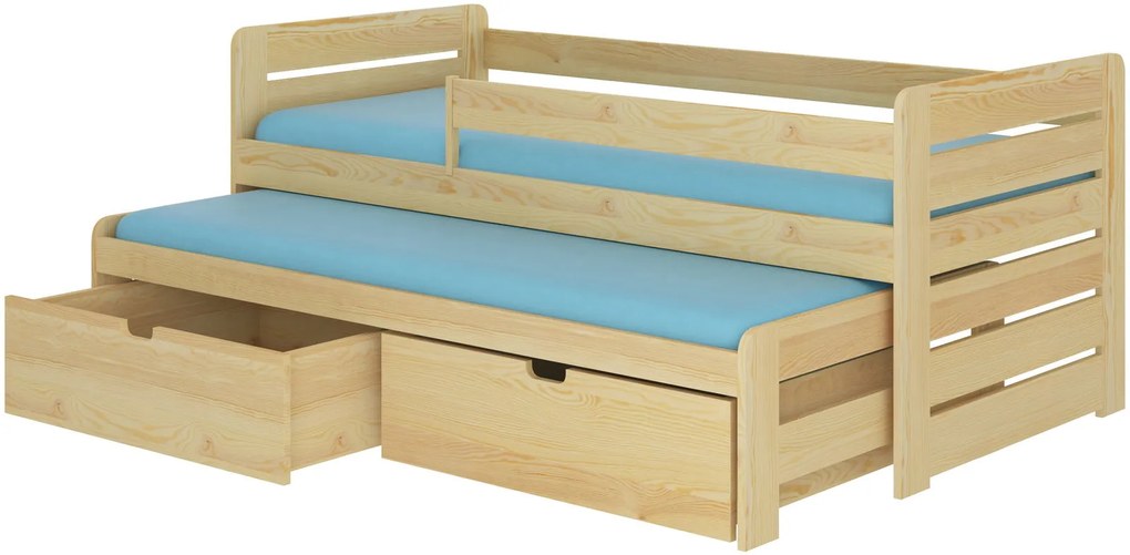 Бебешко Детско легло Mirko-200 x 90-With protector-Drus anoixto