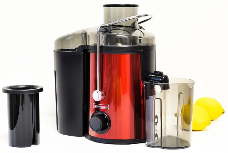 Сокоизстисквачка Royalty Line PJ-19001, 700W, 2 скорости+Pulse, 0.450 ml, Система против капене, Червен