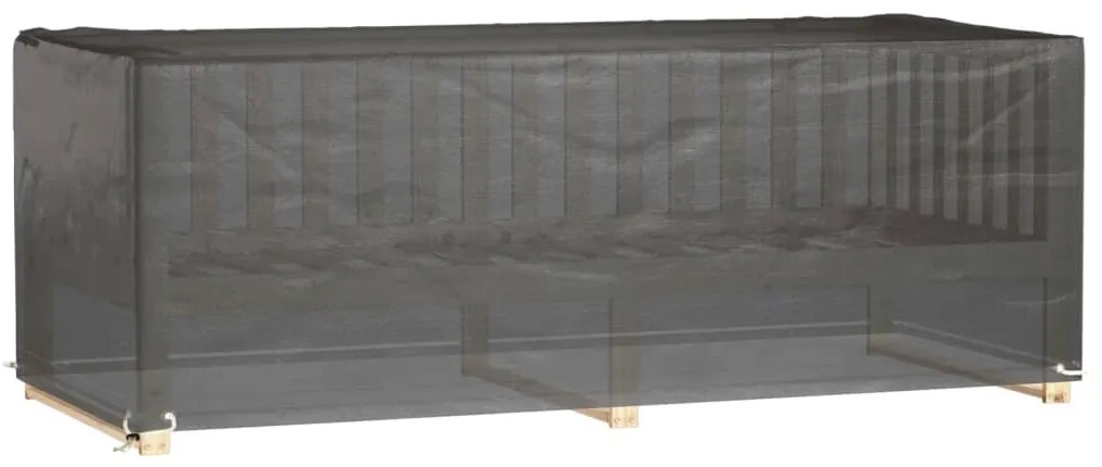 319294 vidaXL Покривало за градинска мебел 8 капси 192x82x65 см правоъгълно