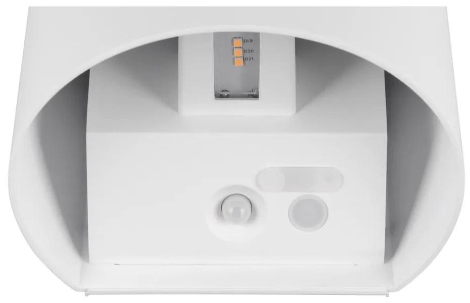 LED стенно външно осветително тяло с USB със сензор за движение (височина 10 cm) Genie – Reality