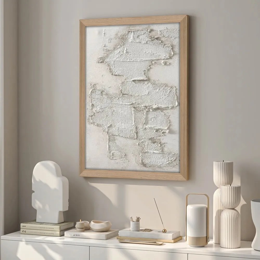 Ръчно рисувана картина 32,5x42,5 cm White rock – Malerifabrikken