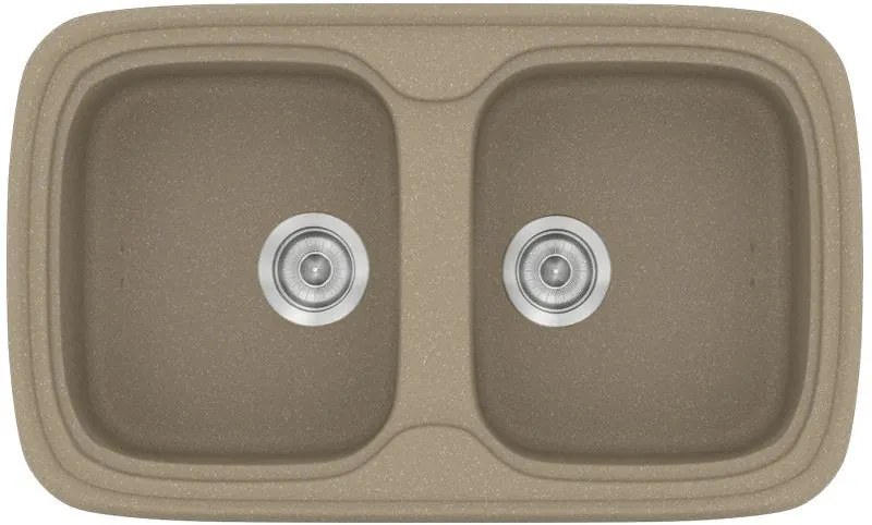 Мивка Sanitec 312-Granite Taupe