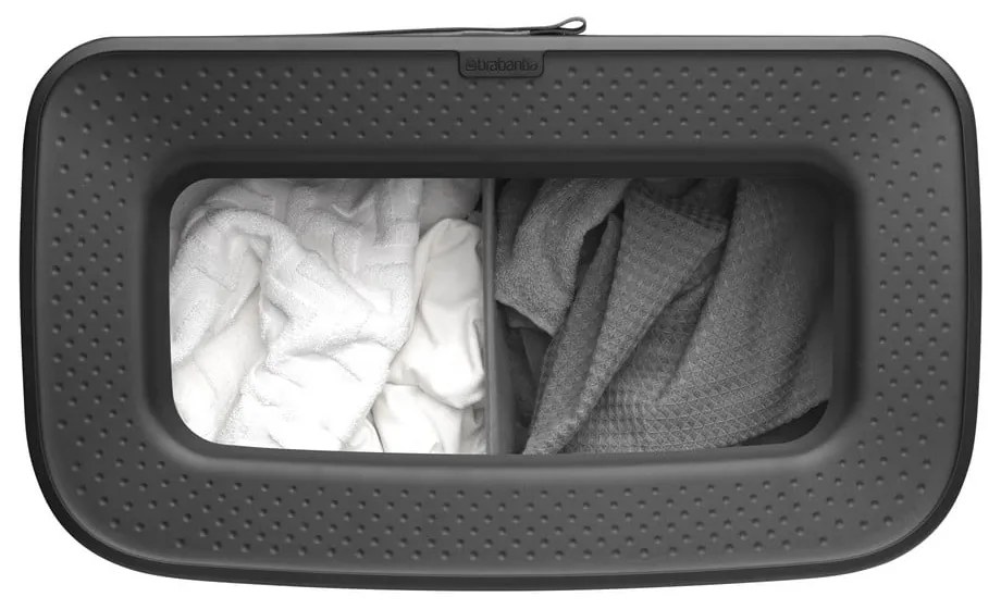 Матово-черен метален кош за пране 90 l Bo Hi – Brabantia