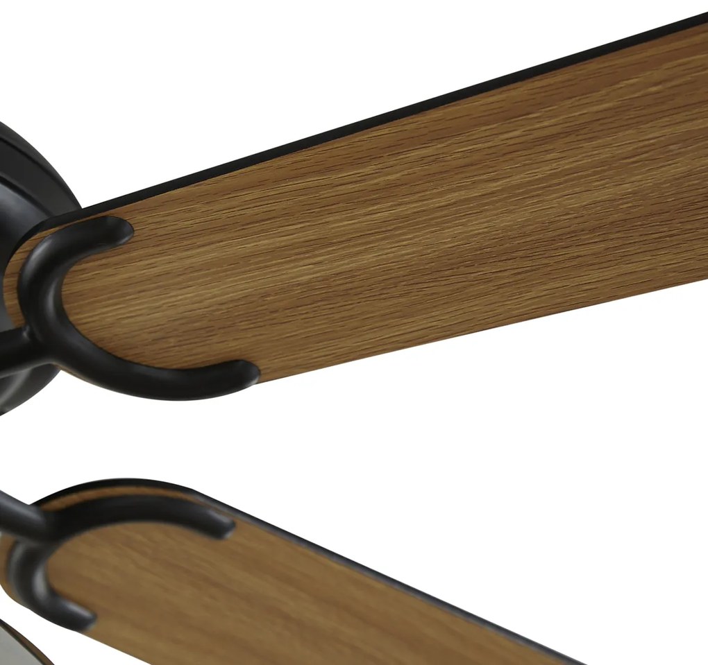 Вентилатор за таван черен 107.5cm с издърпващ се превключвател - Mistral Busa