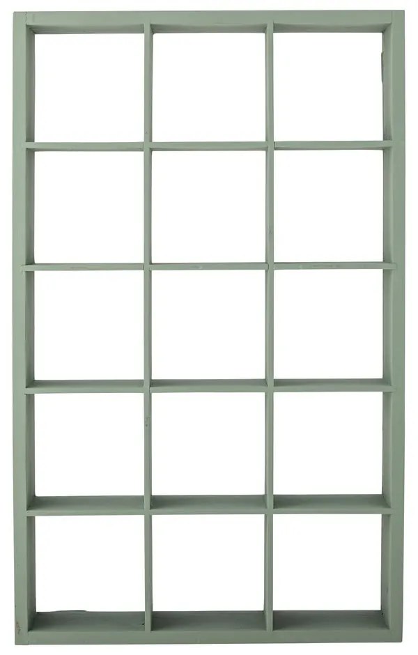 Светлозелен рафт от елхово дърво 67 cm Preston - Bloomingville