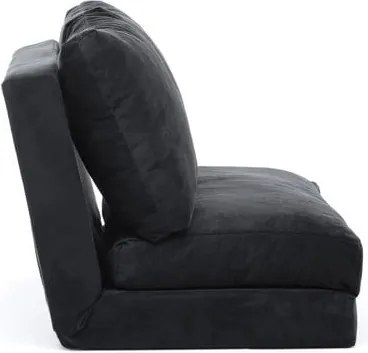 Черен разтегателен диван 120 cm Taida – Balcab Home