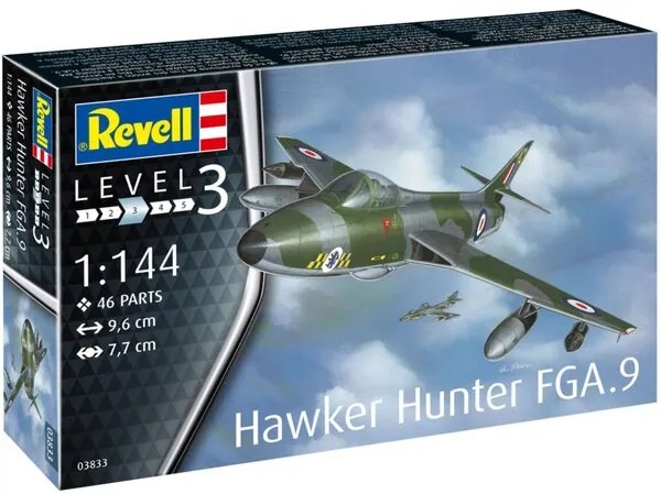 Сглобяем модел, Revell, Самолет Hawker Hunter FGA.9,