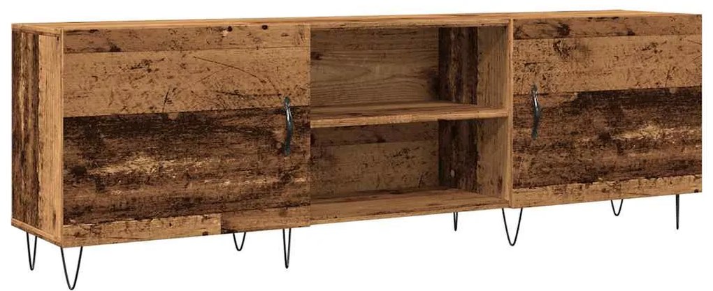 857326 vidaXL ТВ шкаф, старо дърво, 150x30x50 см, инженерно дърво