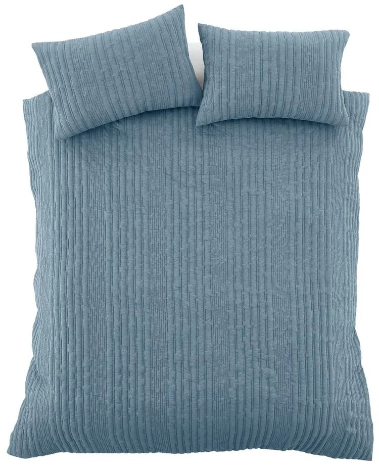 Синьо двойно спално бельо 200x200 cm Tamba Stripe – Pineapple Elephant