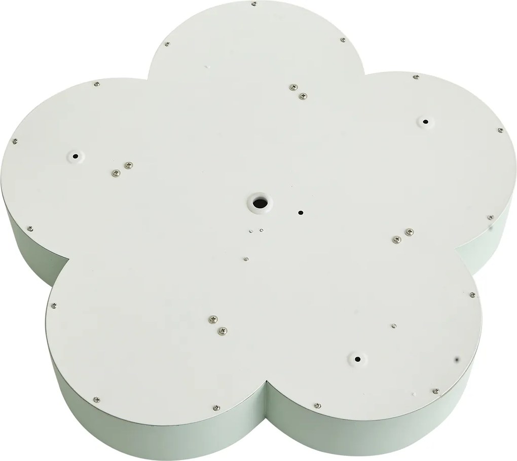 Детска таванна лампа зелена с бяло - Lucille