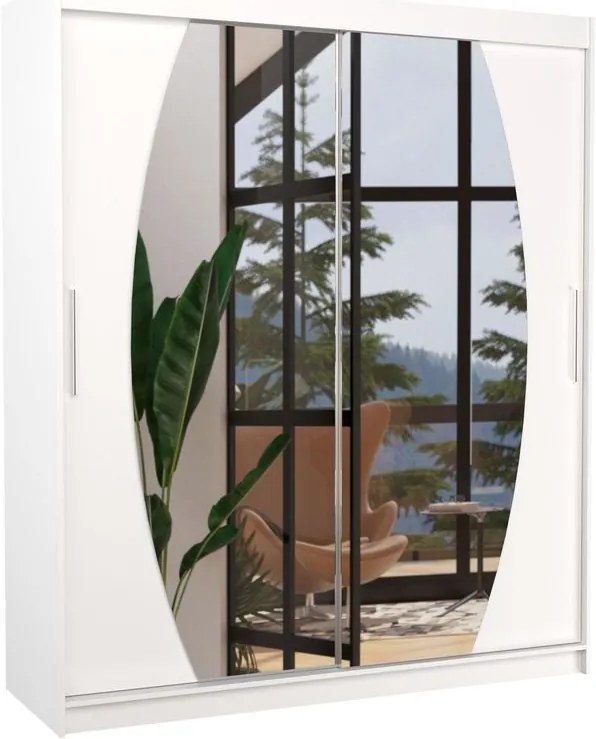 Гардероб Marlo 180 плъзгащ се-Leuko