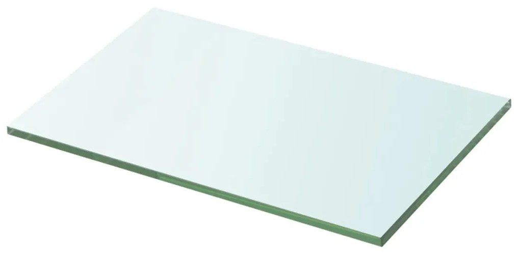 3051548 vidaXL Рафтове, 2 бр, панели прозрачно стъкло, 30x15 см
