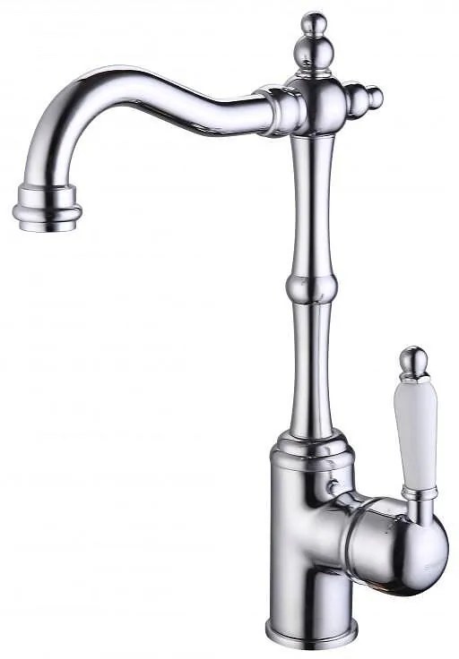 Стоящ смесител за кухня, Inter Ceramic, ICF 7108070 7313, висок чучур