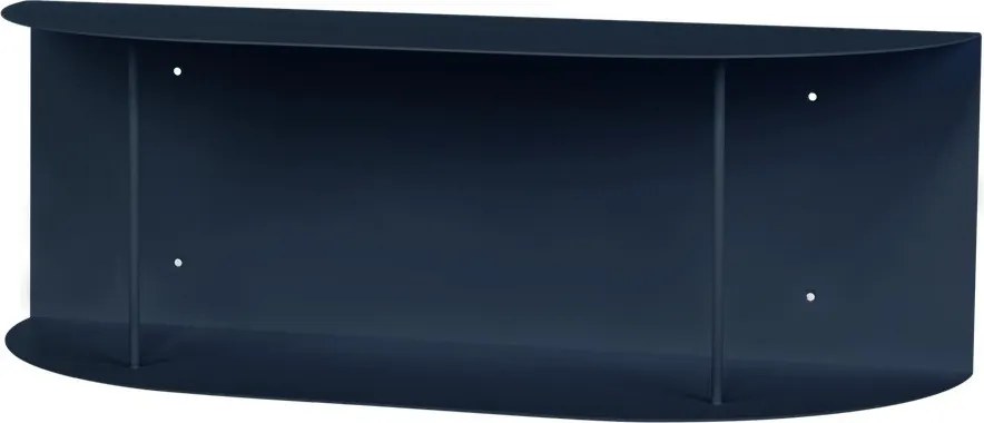 Тъмносин на няколко нива метален стенен рафт 60 cm Lina – noo.ma