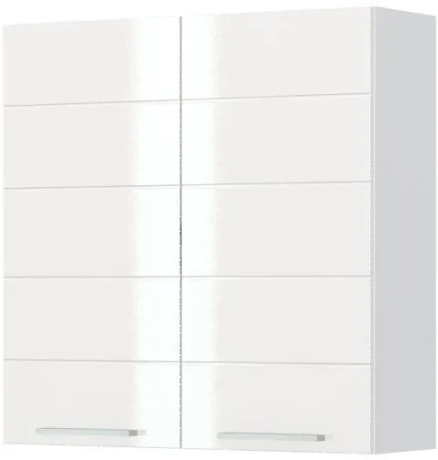 Висящ шкаф Hudson V9-90-2K-White - White glossy
