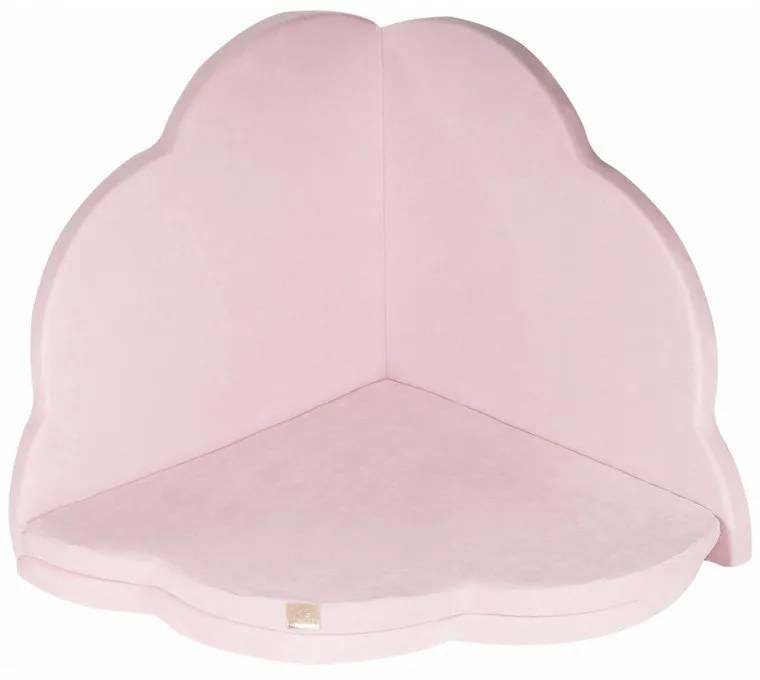 Светлорозово детско килимче за игра 160x160 cm – Meowbaby