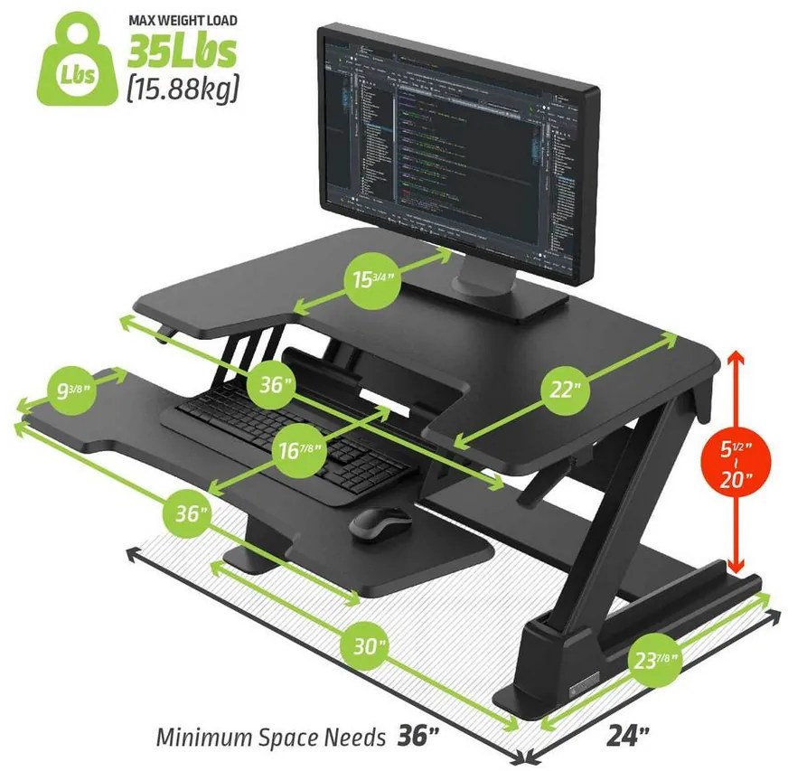 Gaming бюро - Eureka Ergonomic® CV-PRO 36-Бял