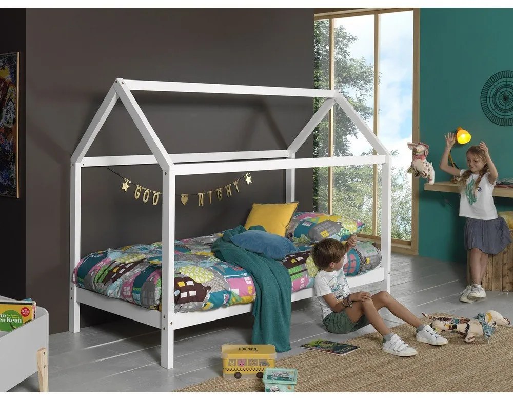 Бяло легло за къща 90x200 cm Dallas - Vipack