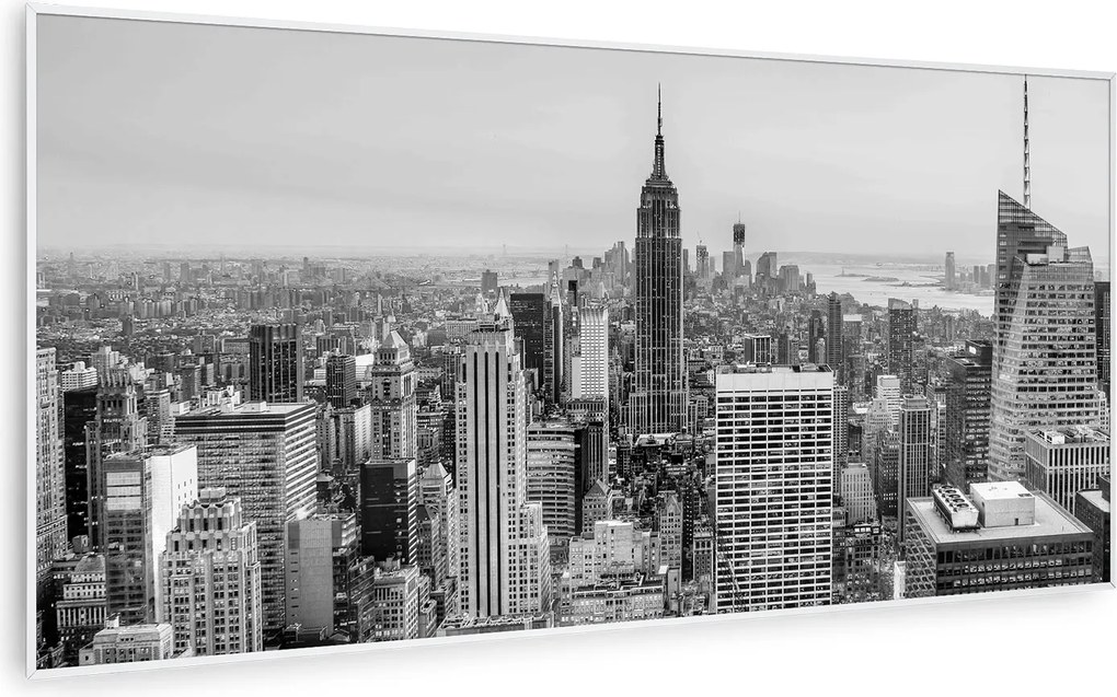 Klarstein Wonderwall Air Art Smart, инфрачервен отоплител, New York City, 120 х 60 см, 700 W