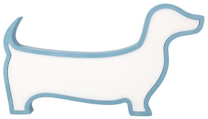 LED детска настолна лампа DOG LED/12W/230V синя