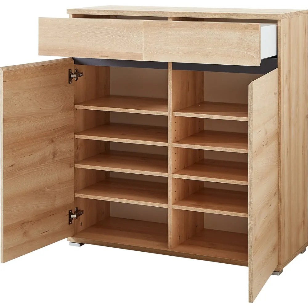 Шкаф за обувки в декор от бук с чекмеджета Lissabon - Germania